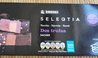 Turron dos trufas sacher