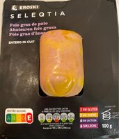 Foie gras de pato entero mi cuit