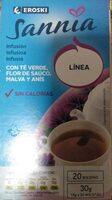 Infusión con té verde, flor de sauco, malva y anis