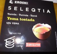 Turrón de yema tostada
