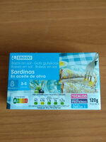 Sardinas en aceite de oliva bajas en sal