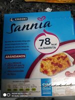 Barritas de cereales con arándanos
