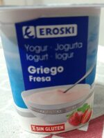 Yogur griego fresa