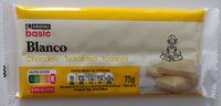 Blanco. Chocolate