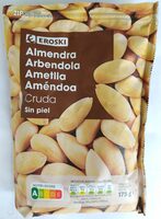 Almendra cruda sin piel