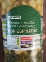Garbanzos con espinacas