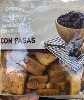Mini biscotes con pasas
