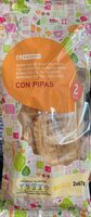 Barritas de pan crujiente con pipas