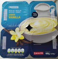 Natillas sabor vainilla