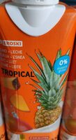 Zumo y leche tropical