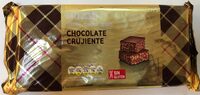 Turrón de chocolate crujiente
