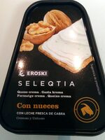 Queso crema con nueces