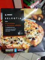Pizza provolone y boletus edulis