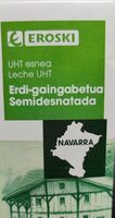 Leche UHT semidesnatada