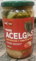 Acelgas con patatas y tomate natural