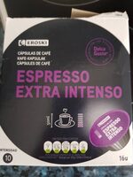 Cápsulas de café expresso extra intenso