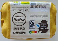 Huevos de gallinas camperas