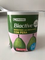 Biactive desnatado con pera