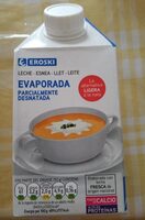 Leche evaporada parcialmente desnatada