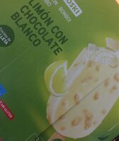 Bombón limón con chocolate blanco