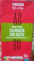 Crema de calabacín con queso