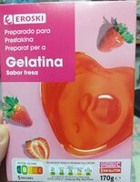Preparado para gelatina fresa