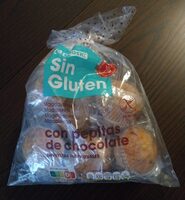 Magdalenas con pepitas de chocolate