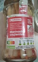 Espárragos blancos marinados crujientes
