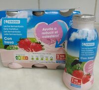 Eroski reducción colesterol (fresa)