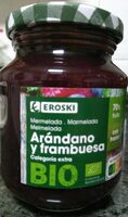 Mermelada arándano y frambuesa bio