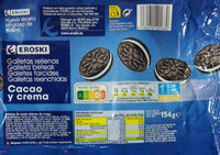Galletas rellenas Eroski