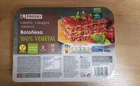 Lasaña boloñesa vegetal