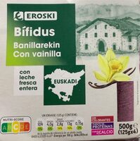 Yogur bifidus con vainilla
