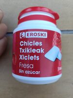 Chicles eroski sin azucar