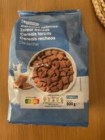 Cereales rellenos de leche
