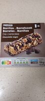 Barritas de cereales con chocolate negro
