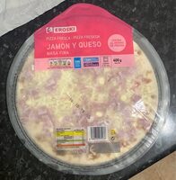 Pizza jamon y queso