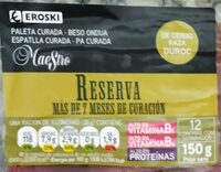 Paleta curada reserva