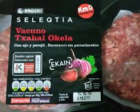 Hamburguesas vacuno con ajo y perejil