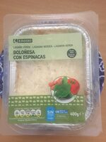 Lasaña boloñesa con espinacas