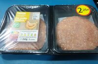 Hamburguesa de pollo rústico