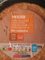 Tortilla de patata sin cebolla