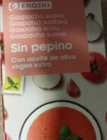 Gazpacho suave sin pepino