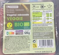 Escalope Vegetal rebozado VEGGIE
