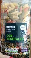 Plumas con vegetales