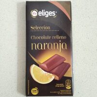 Chocolate relleno de naranja