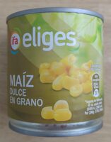 Maíz dulce en grano