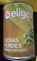 Judías verdes finas cortadas