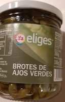 BROTES de ajos verdes