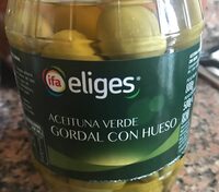 Aceitunas verde Gordal con hueso